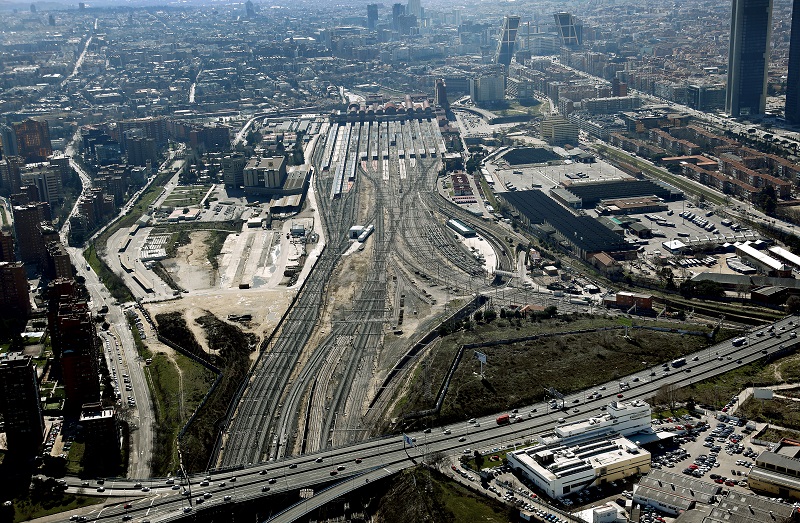vista aerea terrenos madrid nuevo norte regeneracion urbana urbanismo sostenible