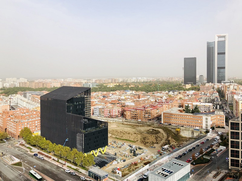 Centro Integral de Transporte de Madrid METRO CRTM CIT geotermia cutro torres obras torre caleido